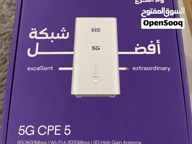 مودم او راوتر منزلي حق البيت فايف جي / راوتر اس تي سي 5G فعال ع جميع الشرايح
