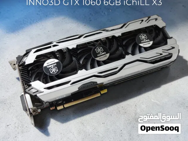 Gtx 1060 6GB ichill 3X Fan RGB كارت شاشه