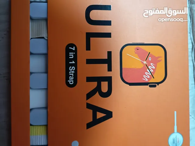 ساعة Ultra بجودة عالية – 7 استرابات – جديدة بالكرتونة