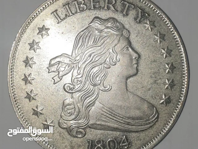 دولار امريكي فضه سنة 1804