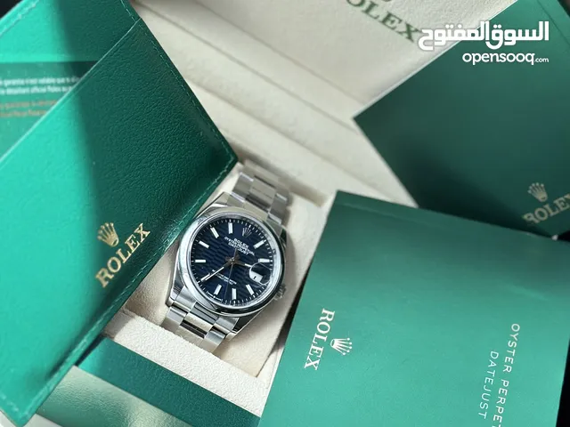 رولكس ديت جست Datejust - موديل 126200 Rolex Datejust 2024 blue motif full set