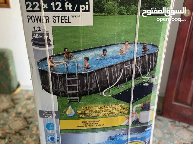 حوض سباحة مقاس 6.7طول 3.6عرض عمق 1.2 متر