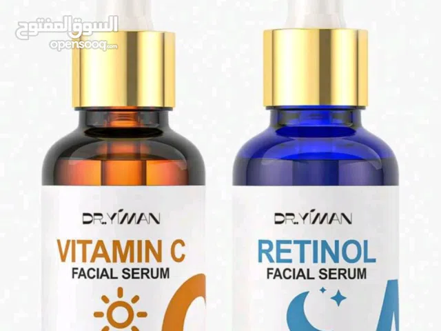 اقوى فيتامين سي من ماركة دكتور يمان مع هدية ريتينول للتجاعيد وشد البشرة