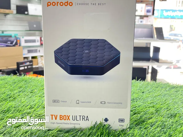 Porodo TV Box Ultra High-Speed Media Streaming