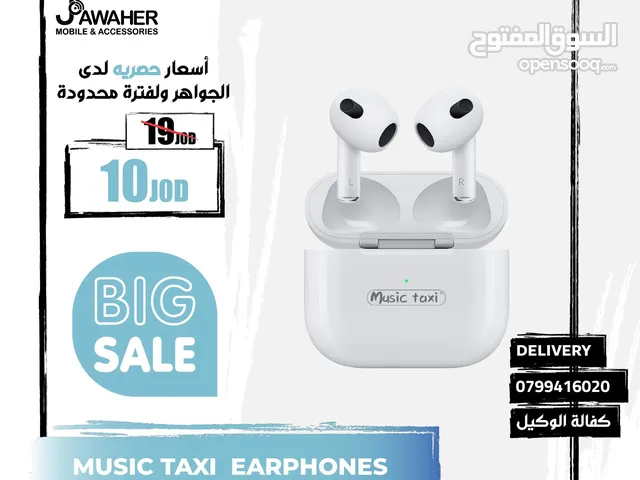 سماعات ميوزك تاكسي ايرفونز Music Taxi Earphone