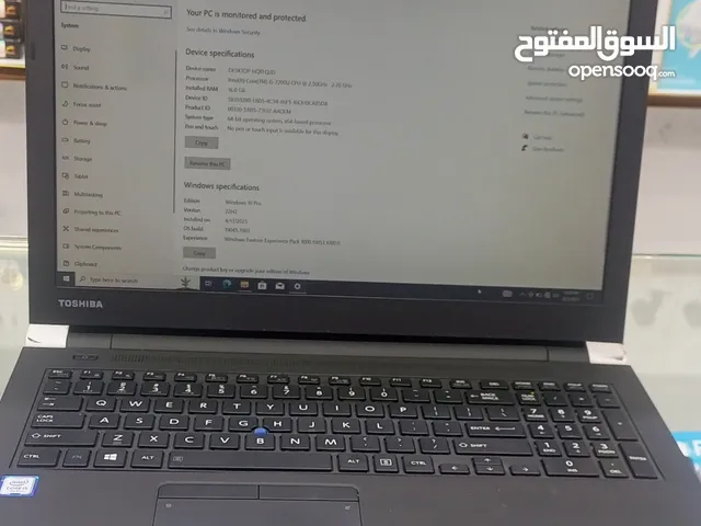TOSHIBA Laptop Core i5