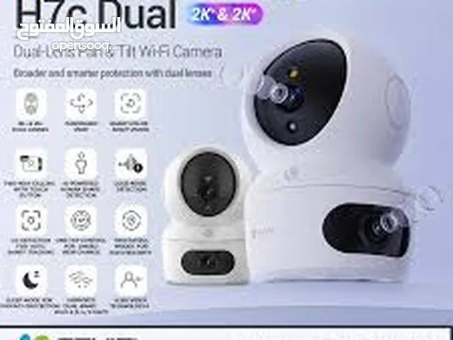 كاميرا EZVIZ H7C Dual داخلية بدقة 2K+ عدستين، صوت ثنائي، تتبع ذكي، واي فاي وتطبيق موبايل