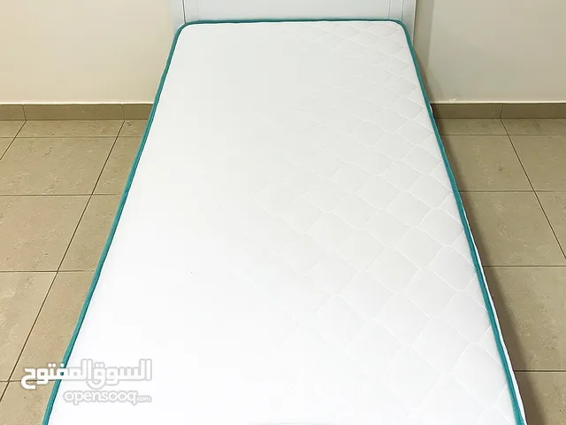 Kids/Teen Single Bed with Mattress – White