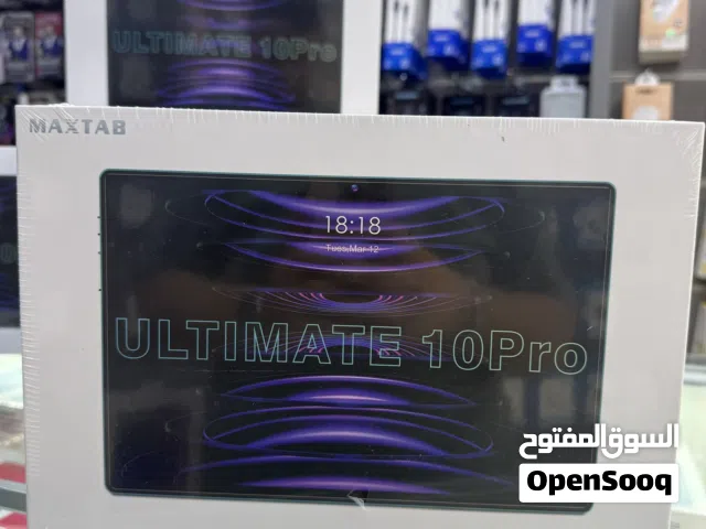 MaxTab Ultimate 10 Pro 512GB - 16Ram مناسب للدراسة، الألعاب والاستخدام اليومي ، مع اداء سريع جدا.