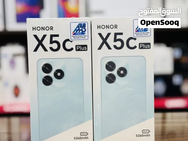 HONOR X5C PLUS 4/128GB 5260mAh Battary ,15W Charging ,50mp Camera 1 year warranty