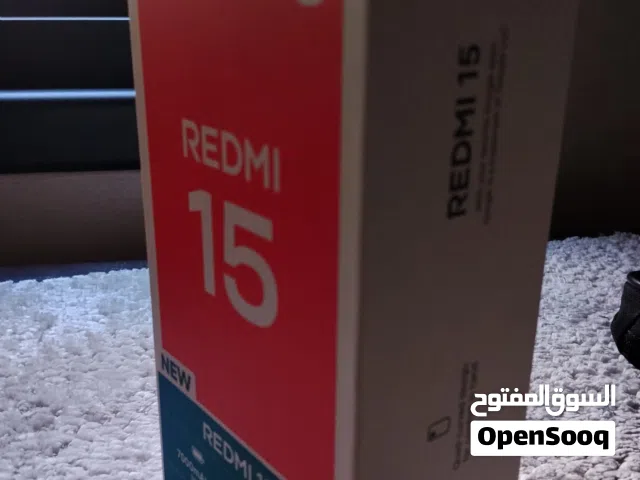 REDMI 15  جديد فقط على  حجم الشاشه كبيره العنوان حي المعاجين