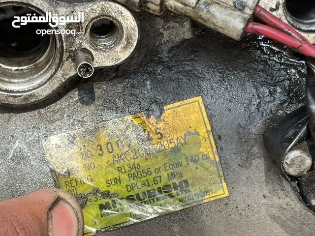 كمبريسه تكييف  متسبيشي لانسر مع راديتر تكييف ومروحه