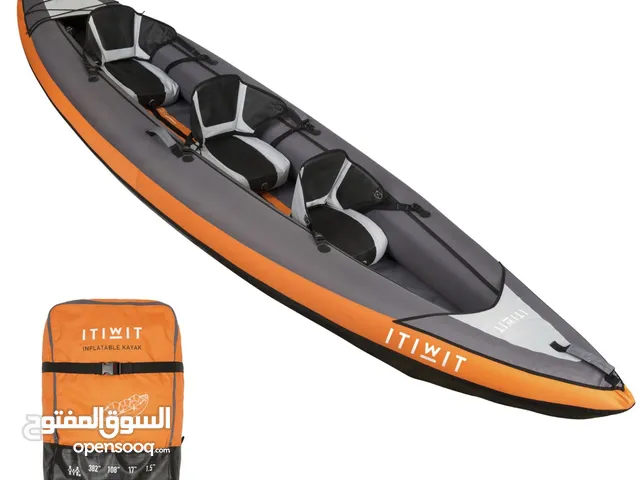 ITWIT INFLATABLE KAYAK 2-3 PEOPLE WITH PADDLE KIT FOR 2