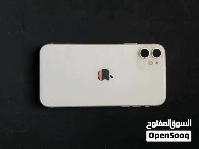 آيفون 11 أبيض 64GB – Face ID شغال – شاشة مستبدلة