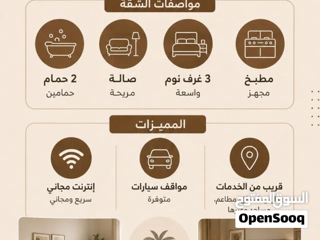 100 m2 3 Bedrooms Apartments for Rent in Dhofar Salala