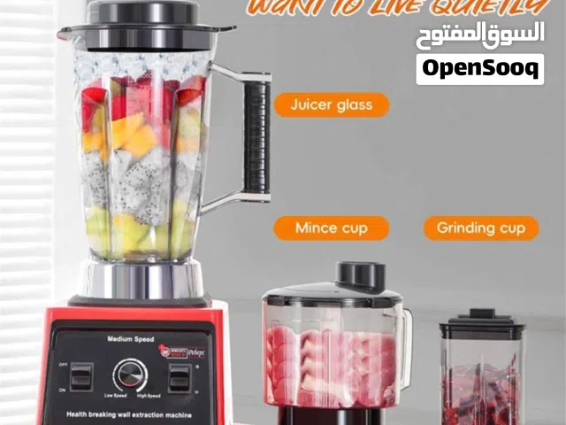 Soni Five Mixeur Blender Multifonction 3en1 Ultra Puissant 7500W avec 8 Lames en Acier Inoxydable