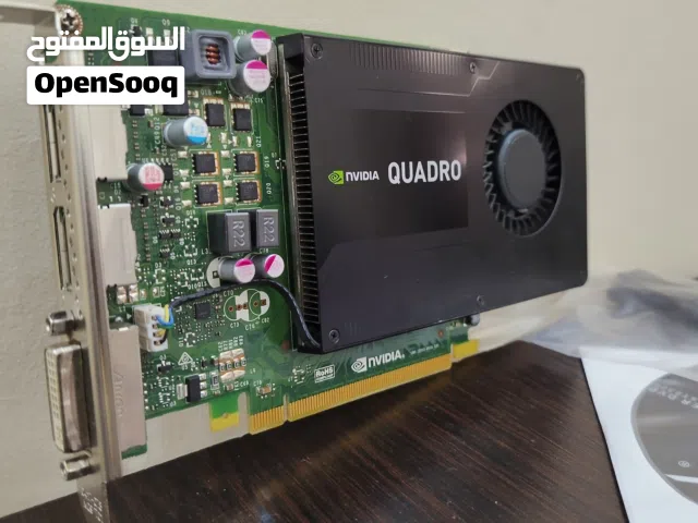 كرت شاشة انفيديا quadro k2200 ddr5 حجم 4 جيجا حالة وكاله للبيع