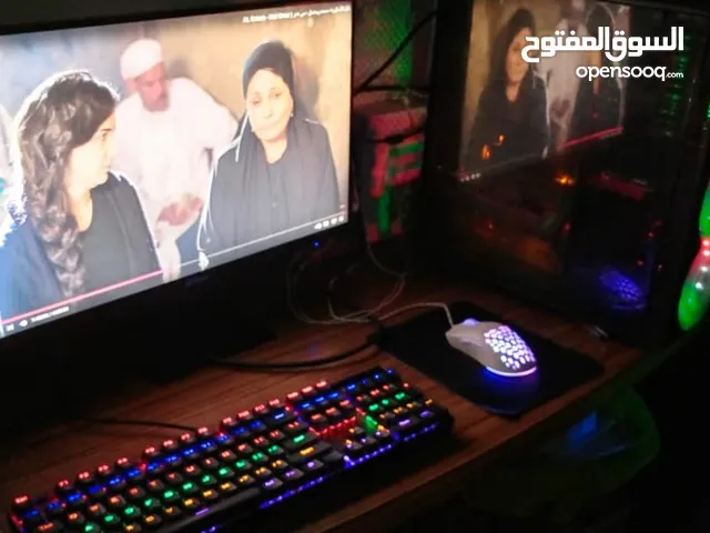 بي سي جيمنج Asus سفاح ونظيف بشغل أقوى الألعاب كور اي فايف الجيل الثامن كيس مع شاشة فقط