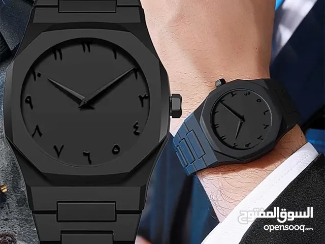 Montre Arabe All in Black pour Homme - ساعة رجالية فاخرة