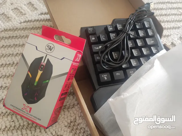 كيبورد جيمنج احترافي مع ماوس X1 احترافي .. من شركة SN .. متوفر الدفع عند الإستلام