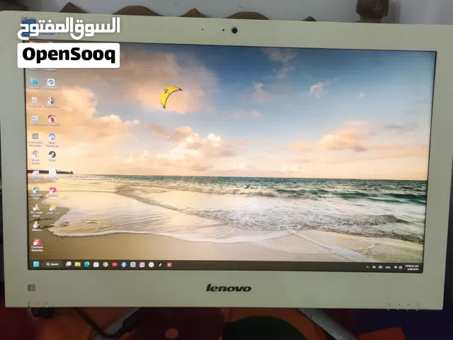 لابتوب مكتبي Lenovo All-in-One شاشة 21.5 Full HD - مواصفات مطورة (Core i5 / 16GB RAM / Samsung SSD)