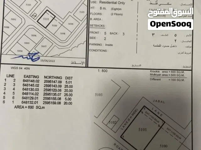 أرض مسطحه مستويه النهضة 2- العامرات