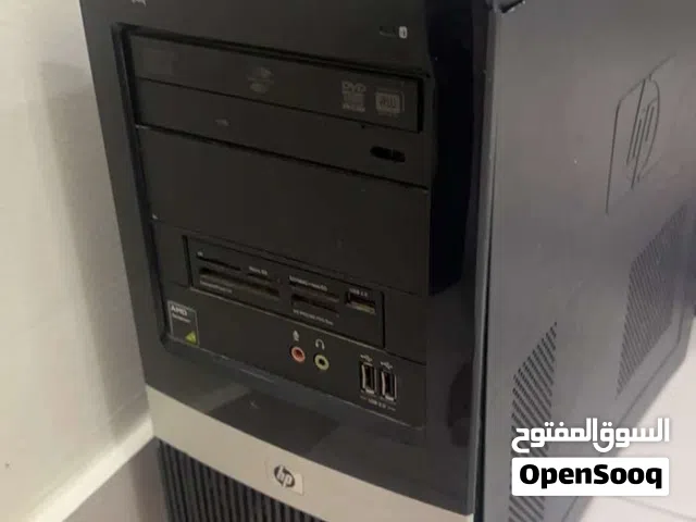 كمبيوتر قطع غيار لكن يشتغل كل شي تمام بس مافي كرت شاشة