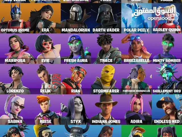 حساب فورت نايت نضيف