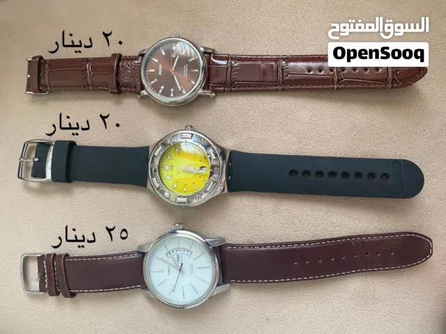 ساعات اصليه متفرقه للبيع مستعمله استعمال خفيف