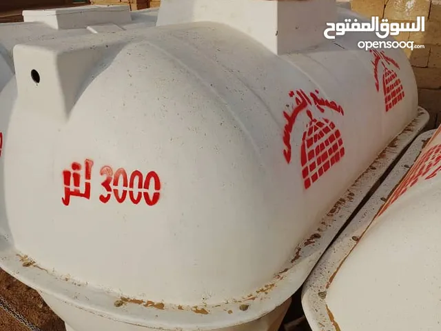 خزانات مياه فايبر جلاس مقاوم للصدأ والتآكل