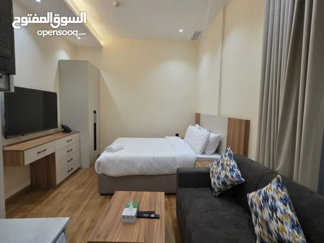 for rent in sharq studios and one bed furnished ( 1 year contract)