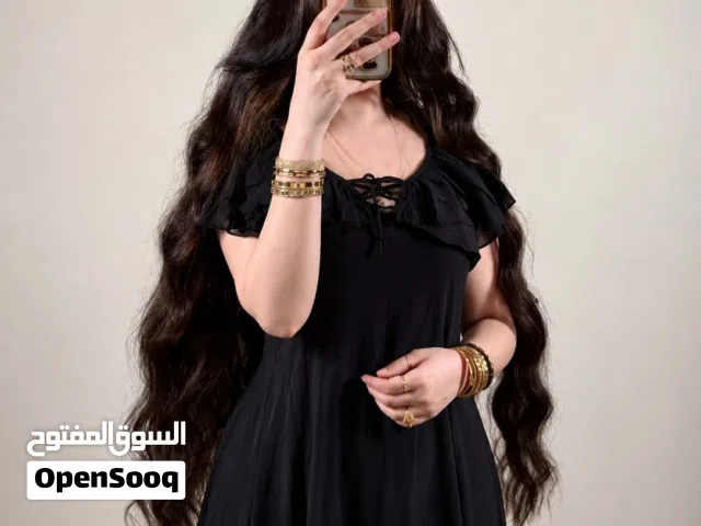 دشداشة بسواد فاحم ملكي جديد