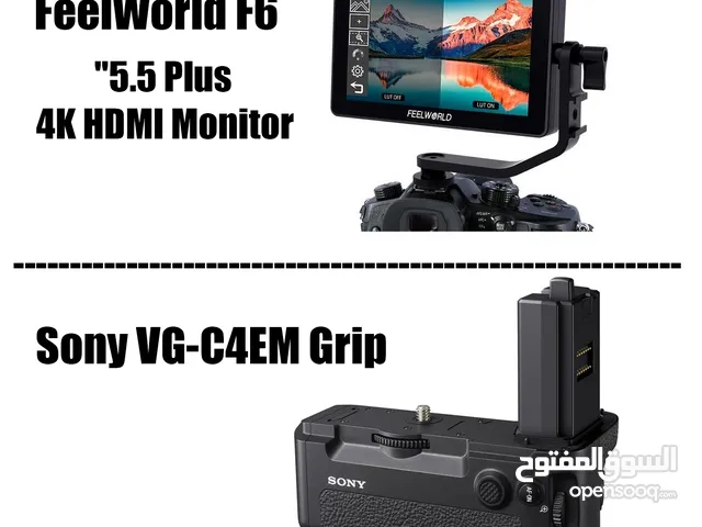 Sony VG-C4EM Grip + FeelWorld F6 Plus 5.5" Monitor