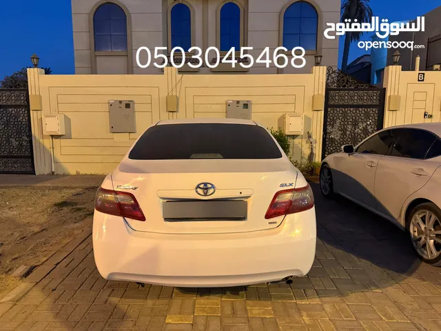 تويوتا كامري 2009 خليجي لون ابيض ممشى 299800