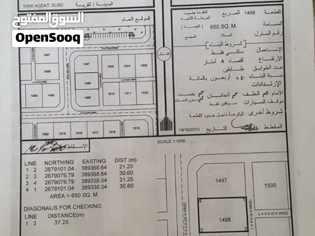 Residential Land for Sale in Buraimi Al Buraimi