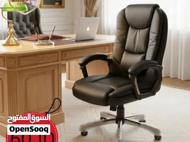 كرسي جلد مدير فخم - كراسي مكتب طبي مريح - كرسي جلد عالي الجودة - مريح للجلوس الطويل