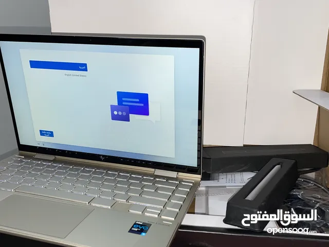للبيع لابتوب تاتش HP ENVY x360 مع قلم وجميع ملحقاته