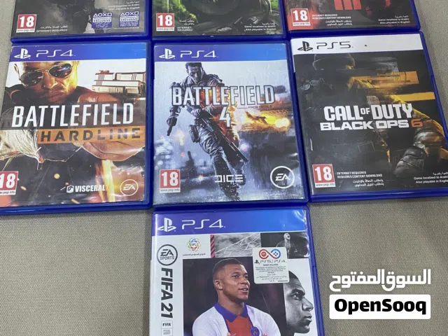 للبيع 7 العاب بلايستيشن 4'5 .. جميعها مع بعض
