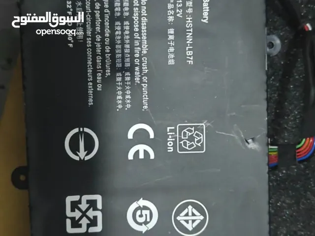 السلام عليكم بطاريات لابتوب جديد العدد 5 قطع حديث ليثيوم داخليات