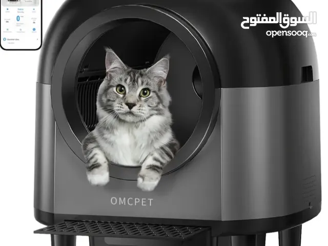 Automatic Cat Litter Box Self Cleaning, Smart Litter Box with 10 Safety Sensor Radars, 100L Electric