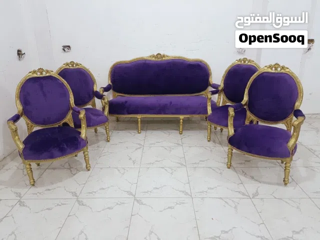 صالون دمياطي خشب زان احمر