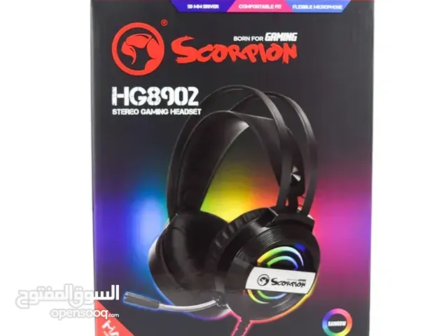 سماعات رأس هيدسيت اصليه سلكي للكومبيوتر MARVO SCORPION HG8902 USB HEADSET