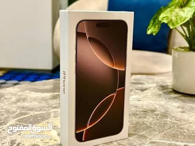Iphone 16 pro max 256 desert شرق اوسط