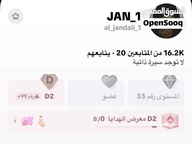 حساب تيك توك