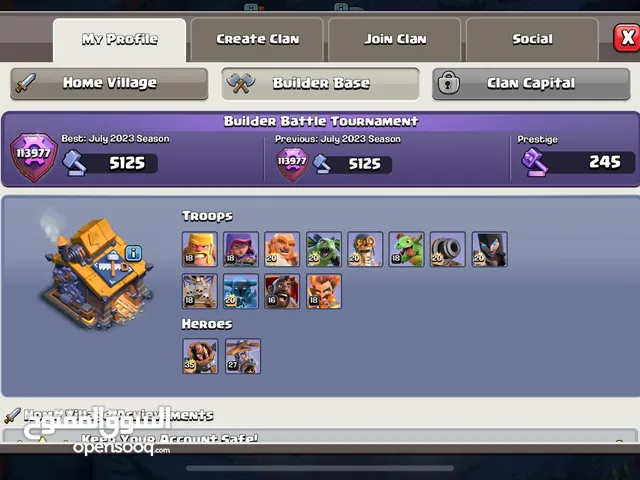 Clash of Clans Accounts and Characters for Sale in Basra