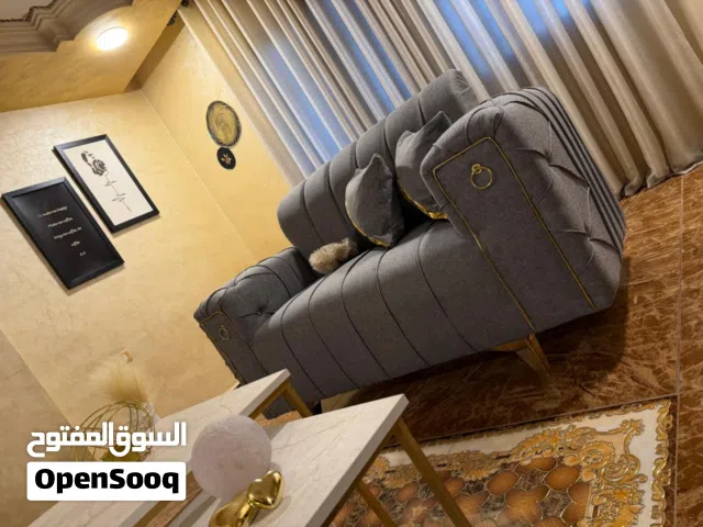 طقم كورنر 9 مقاعد لون سكني مموج