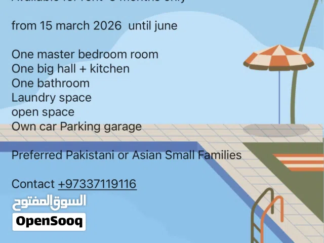 Big studio flat for rent