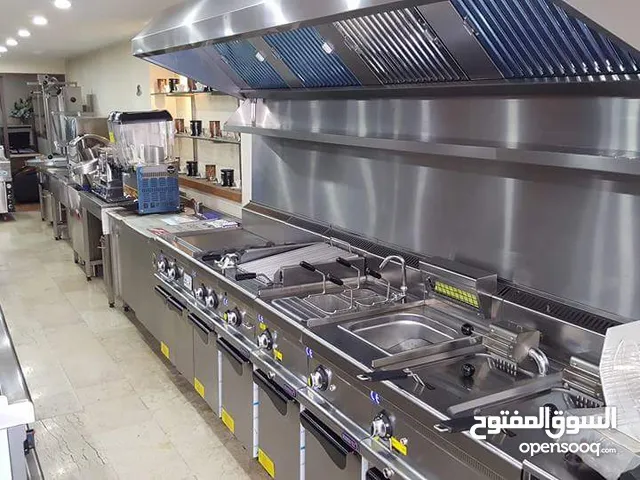 1.افران مندي ستانلس ستيل تعمل على الغاز والبخار. 2.طباخات مع افران من الاسفل أوربي او صناعة محلية. 3