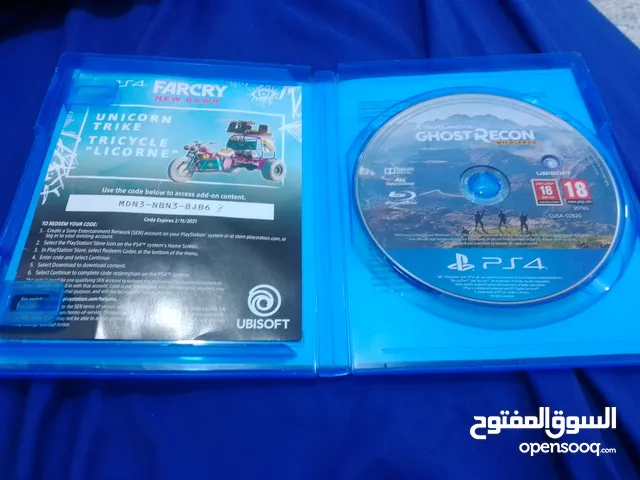 عندي اشرط سوني 4 مستعمل خفيف و صمل ل البيع