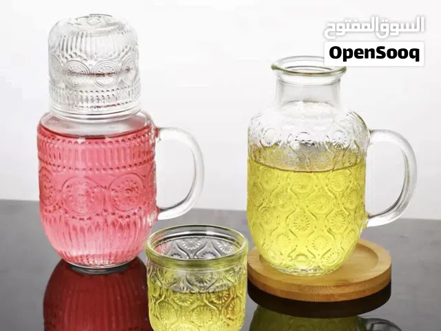 قاروره زجاج كريستال مع كاسه ثقيل بس بديناررررر